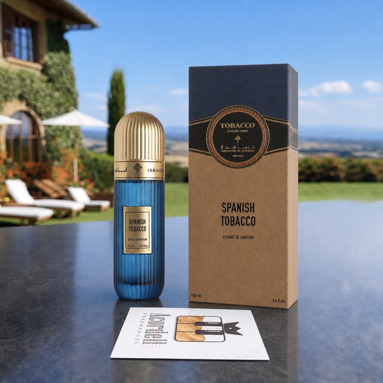 spanish tobacco by ibraheem al qurashi EDP 100ml It opens with a smooth and intriguing combination of aquatic notes Stop wasting money on boring